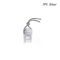 1/3PCS Household Essential Oils Hanging Pendant Car Perfume Bottle Fragrance Air Fresher Empty Glass Bottles white