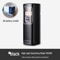 Smart Timer Aroma Diffuser: Automatic Air Freshener & Deodorizer Machine for Bathroom & Hotel Use Over 201 units black