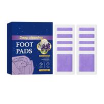 Miego priežiūros pėdų pleistrai – Naktinis komfortas ir atsipalaidavimas 10 PCS purple