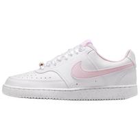Nike Court Vision Kvėpuojantis palaikymas Žemi krepšinio batai Moteriški Rožiniai Balti IB6652-101 39 balta