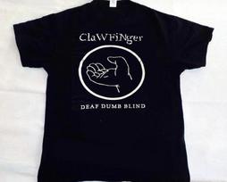 Remake 90s Clawfinger Deaf Dumb Blind Promo Shirt Unisex Tshirt Te6020 S white