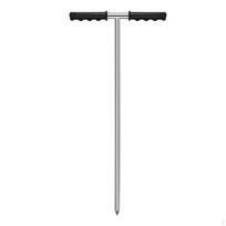 Soil Probes Rod with T-Handle Adjustable Septic Subsurface Detection Tool white