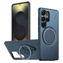 360° magnetinis laikiklis dėklas, skirtas Samsung Galaxy S26 S25 S24 S23 S22 Ultra S25FE S24FE S25Edge, su Magsafe, šarvuotas, atsparus smūgiams dangtelis Galaxy S24 FE black