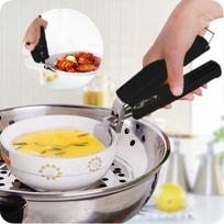 ALL-FASHION-MALL Stainless Steel Anti-Hot Pot Pan Bowl Hot Dish Plate Gripper Clip Kitchen Tool juoda