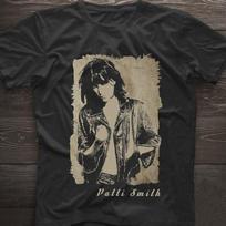 Vintage Patti Smith Heavy Cotton Black All Size Men Women Classic Shirt K Unisex T-Shirt S gray