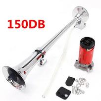 450MM 17-inch 12V car air horn single-pipe air whistle modified horn super loud raudona