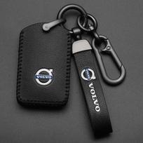 Odinis automobilio rakto dėklas Dangtelis Laikiklis Apsauga Volvo XC60 XC40 XC90 S90 V60 S60 V90 C40 Polestar 1 Polestar 2 Priedai NS0 black