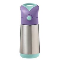 Vaikiška gertuvė su šiaudeliu B. BOX Lilac Pop, 12 mėn., violetinė, 350 ml