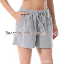 Maternity Fashion Spring/Autumn Two-Piece: Breastfeeding-Friendly Sweatshirt & Wide-Leg Pants Set for 2025 M gray