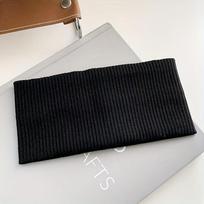 Ultra-Elastic Sweat Absorbent Sports Headband Wide Comfort Fit for Yoga, Running, Gym & Workouts - Non-Slip Hair Band for Women & Men Gym Accessories black