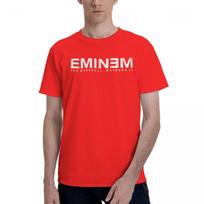 Eminem Inspired 100 Cotton Casual Breathable Confortable Cute New Gifts And TShirts Mens Shirt S red