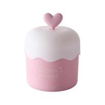 Foam Maker Rapid Foaming Manual Bubble Foamer Portable Facial Wash Cleanser Foam Make Cup Face Clean Tool rožinė