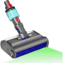 2025 Washing Brush Compatible with Dyson V7 V8 V10 V11 V15 Electric Wet and Dry Scrubber Mop Head with Green Light Cleans and Dries Hard Floors