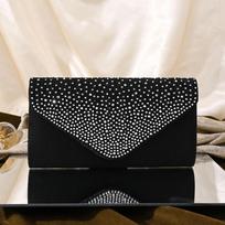 Women'S Fashi Elegant Ribb Diamd Clutch Evening Prom Handbag Light Luxury Single Room Bag For Party Wedding Nightclub juoda