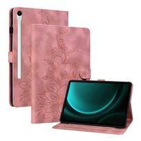 Odinis dėklas Samsung Galaxy Tab S10 FE Plus 13.1 colio dėklui S10 Lite S11 S9 S7 S8 X700 S7+ T730 S9 FE Plus 12.4  Planšetinio kompiuterio dangtelis Tab S7 T870 T875 rožinė
