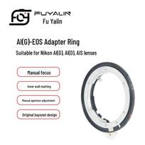 AIG-EOS Lens Adapter for Nikon G/D/S Lens to Canon EOS (EF) DSLR Cameras 30mm and Below white