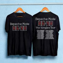Depeche Mode The Singles Tour 86-98 Heavy Cotton Size USA 140 white
