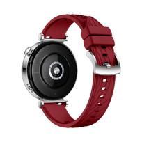18mm Universal Watchstraps Compatible for Huawei Watch GT5 Pro GT5/GT4 41mm 42mm Replacement Wristband for Huawei GT5 Pro Strap GT5 Pro 42mm raudona