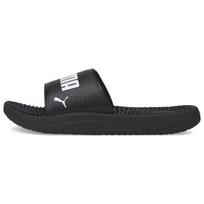 PUMA Softride Slide Masažuojamos šlepetės 'Juoda Balta' 383062-01 39 gray