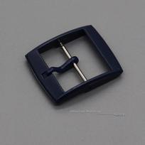 Plastikinė laikrodžio sagtelė Swatch dirželiui 16mm 19mm 20mm Laikrodžio dirželio smeigtuko sagtelė Moteriška Wen laikrodžio sagtelė Spalvingos silikoninės dirželio sagtelės Inside Size-16mm tamsiai mėlyna spalva