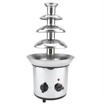 4 Tiers Electric Chocolate Melting Machine Fondue Maker Fountain gray