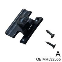 Upper/Lower Armrest Box Lock Cover MR532555 Fit for Mitsubishi Pajero V73 V75 V77 V93 V97 Montero Pajero Shogun 2001-2006 N H9M7 black