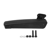 Adjustable Turning Vehicle Armrest 90° Angle Comfort Support Left Side Installation For Camping Car Truck Boat Sturdy PU Construction black