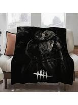 Žaidimas D-Dead By D-Daylight Terror Survival Antklodė Dizainas Lengva Mesti Antklodę Studentų Bendrabučiams, Poilsiui, Svetainei, Biurui, Sofai 75X95CM pilka spalva