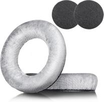 Replacement Ear Pads for Beyerdynamic DT770 DT880 DT990 Headphones (Comfortable Velour) (Gray) white