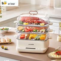 Bear 14.7L Multi-functional Electric Steamer with Programmable Timer CN plug (adapter included) beige