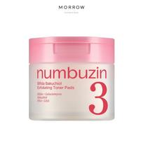 [NUMBUZIN] No.3 Bifida Bakuchiol Exfoliating Toner Pads Smoothing Daily Skin Care 190ml 70 Pads 70Pads 1EA white