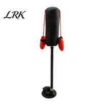 Cat Claw Scratching And Boxing Toy Punching Bag Toy, Interactive Punch with Dangling Gloves, Suction Energy Burning Toys for Active Cats Cup 1 Set black