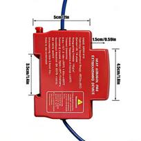 Automatinio aktyvavimo gesintuvas Dvigubos linijos atidėlimo įtaisas Automobilio priedai 1PC red