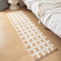 Ins Style High-End Bedside Carpet For Living Room Sofa Bay Window Mat Bathroom Water-Absorbing Cooling Pad, Home Decor 40X60CM (1.3X2FT white