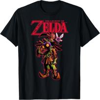 The Legend of Zelda Majora's Mask Portreto marškinėliai S įvairiaspalvis