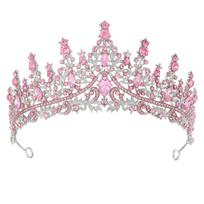 Silver Rhinestones Crown  for Women Prom Event Headband Cosplay Hairpieces Suitable For Wedding or Birthday Celebrations 3 white