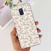 Stylish Case For Samsung Galaxy A6 A6+ A8 A8+ (2018) Transparent TPU Soft Silicone Phone Cases Cover For Samsung A6 Plus A8Plus A6 (2018) tamsiai ruda spalva