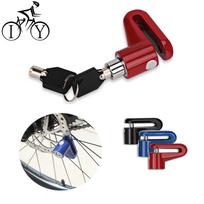 Portable Anti-theft Disc Brake Lock for Bicycles, Scooters, Motorcycles, and Electric Bikes raudona
