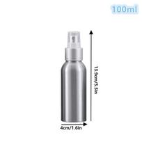 50/100/120/150/200/250 ml Tuščias Aliuminio Purškiamas Buteliukas Kosmetinis Buteliukas Mini Metaliniai Purkštuvai Kelioninio Dydžio Kosmetikai 100ml gray