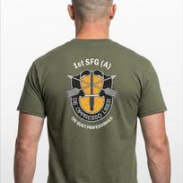 1st Special Forces Group Crest Softcore T-Shirt 2XL black