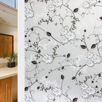 Matuotas langų plėvelė slavų privatumo dekoras, lipni vonios stiklo danga, UV blokuojantis matinis lipdukas namams 30*200cm
