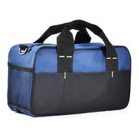 Tool Bag Wide Mouth Tool Storage Bag Tool Organizer Bag Screwdriver Home Organizer for Indoor and Outdoor Gardening mėlyna