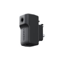 For Insta360 X4 Mic Audio Adapter Microphone Sound Recording USBC Type-C For Insta 360 X4 Action Camera Accessory black