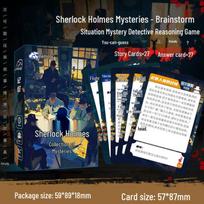 Sherlock Holmes Mystery Collection: Detective Board Game for Logical Thinking and Situational Training gray
