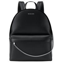 Michael Kors MK Slater kuprinė su sidabriniais metaliniais elementais Moteriška kuprinė juoda 35F5S04B3V-BLACK Basic Set (Bag+Dust Bag) black
