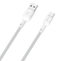 Dudao Laidas L9T 5A USB-A - USB-C 1m - baltas