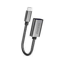 Dudao L15T OTG adapteris USB-C – USB-A – pilka