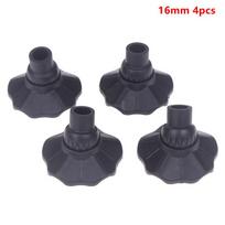 4Pcs 13MM 15MM 16MM Camping Stool Leg Cap Plastic Non-Slip Outdoor Chair Foot Cover Adjustable Fishing Chair Leg Mat Accessory