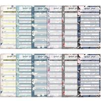 A6 Binder Budget Planner Organizer 6 Ring Binder Envelopes Pockets 12 /60 Pieces Expense Budget Sheets (as the picture,A6) gray