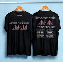Depeche Mode The Singles Tour 8698 TShirt Unisex T-Shirt L black